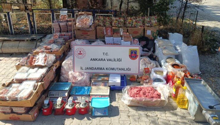 Ankara'da yüzlerce kilo bozuk et ve tavuk ele geçirildi