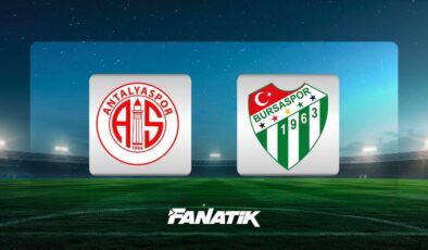 Antalyaspor-Bursaspor maçı ne zaman, hangi kanalda, saat kaçta? (Ziraat Türkiye Kupası)