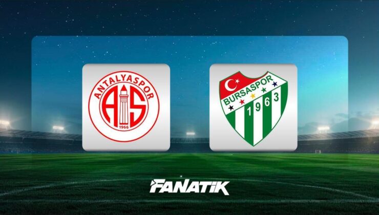 Antalyaspor-Bursaspor maçı ne zaman, hangi kanalda, saat kaçta? (Ziraat Türkiye Kupası)
