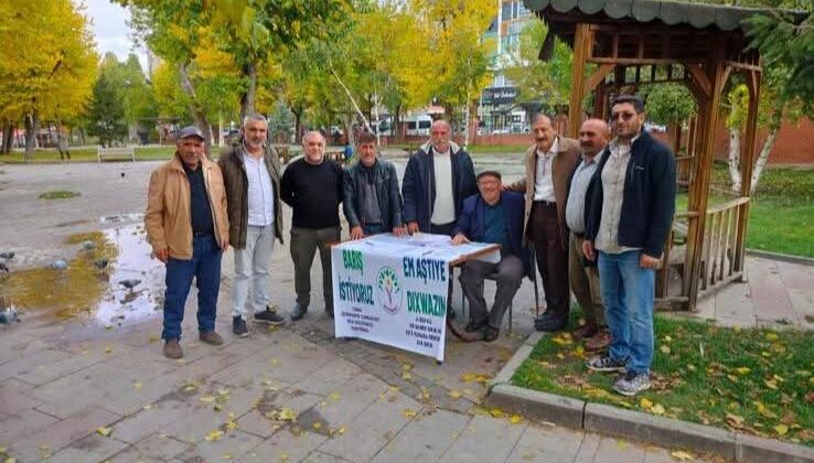 Ardahan DEM Parti’den “Barış İstiyoruz” İmza Kampanyası