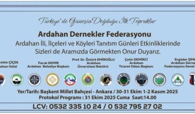 Ardahan’ın Kalbi Başkent’te Atacak: Yöresel Lezzetler ve Kültürel Zenginlikler Ankara’da Buluşuyor!