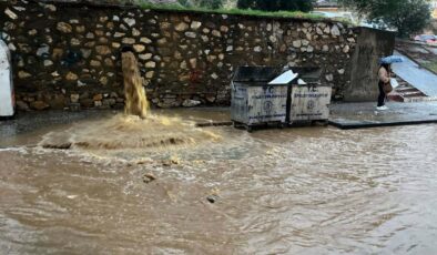 Aydın’da sağanak: Çok sayıda ev ve işyerini su bastı