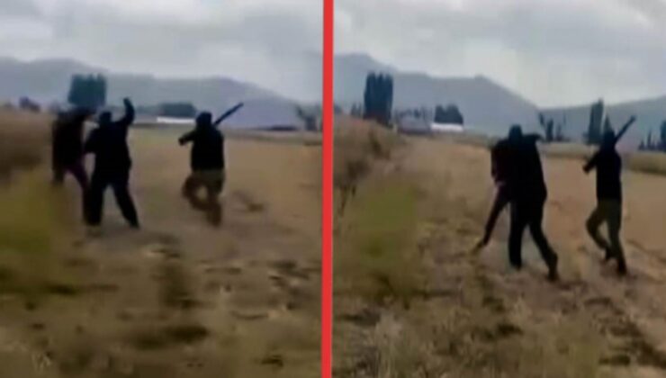 Babasını gözü önünde dövdüler: Küçük kız korkarak o anları çekti