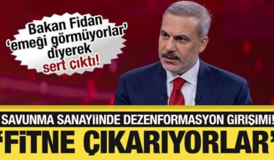 Bakan Fidan sert çıktı! ‘Savunmadaki emeği görmeyenler fitne çıkarıyor’
