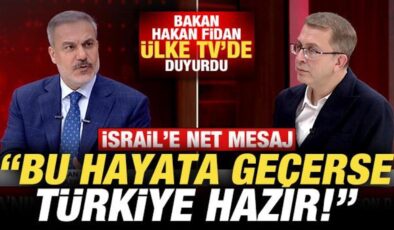 Bakan Fidan’dan son dakika açıklamalar! ‘Biz hazırız’ diyerek duyurdu