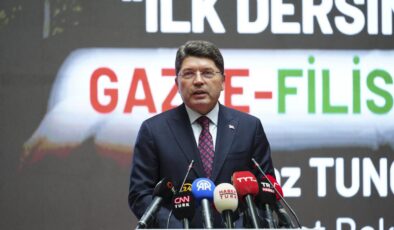 Bakan Tunç’tan Gazze mesajı: Uluslararası hukuk zemininde yeni adımlar atacağız