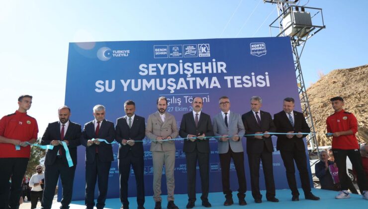 Başkan Altay, Seydişehir’e kazandırılan 65 milyon liralık su yumuşatma tesisini açtı