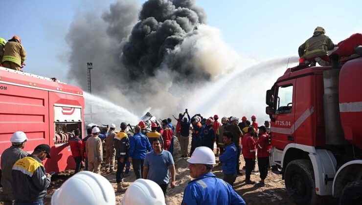 Basra’da gaz deposunda yangın çıktı: 1 ölü