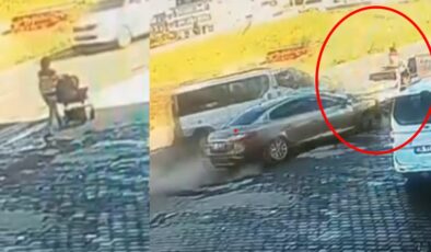 Bebek arabasıyla ilerliyordu… Mucize kurtuluş