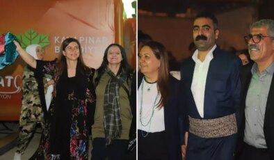 Belediye eş başkanları Koma Amed konserinde halay çekti
