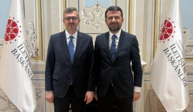 BİK Genel Müdürü Abdulkadir Çay’dan İletişim Başkanı Burhanettin Duran’a ziyaret