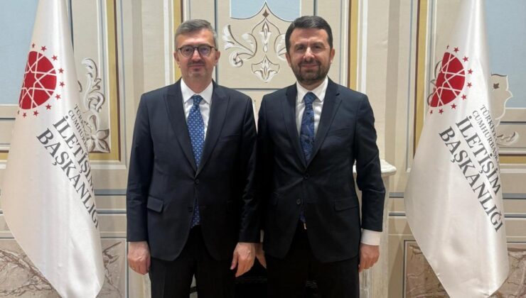 BİK Genel Müdürü Abdulkadir Çay’dan İletişim Başkanı Burhanettin Duran’a ziyaret