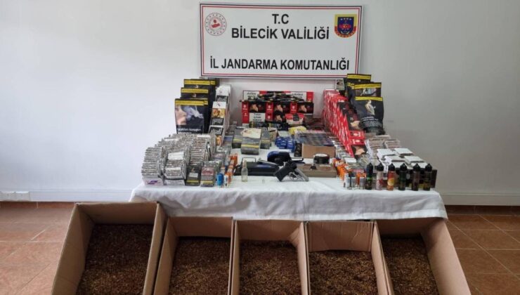 Bilecik’te jandarma baskını: Evler uyuşturucu ve kaçak tütün deposu çıktı
