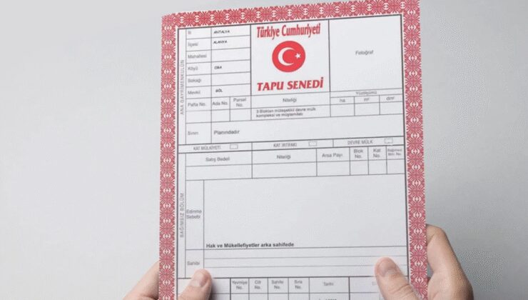 Binlerce tapu sahibinin adresine bu yazı gönderilecek