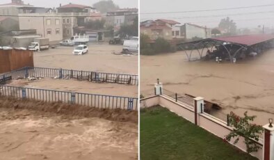 Bir ilimiz sele teslim! Yollar göle döndü, vatandaşlar önlem almayan belediyeye tepkili