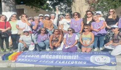 Bodrumlu kadınlardan 11.yargı paketine hayır eylem ve basın açıklaması