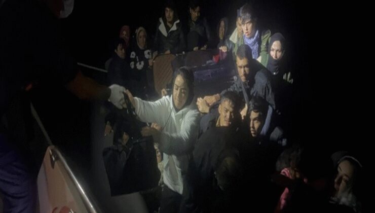 Bodrum'da 43 kaçak göçmen ile 1 organizatör yakalandı