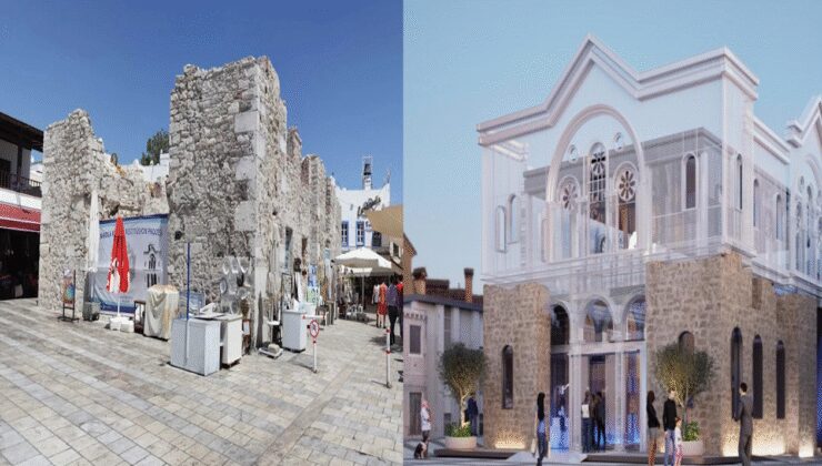 Bodrum'un utanç abidesi aya nikola kilisesi restore ediliyor