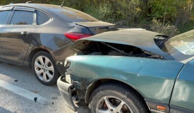 Bolu’da zincirleme kaza: 3 kişi yaralandı