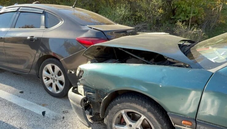 Bolu’da zincirleme kaza: 3 kişi yaralandı