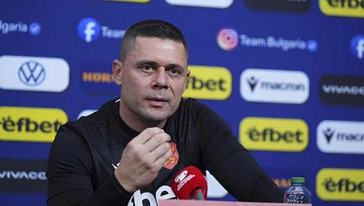 Bulgaristan Teknik Direktörü Alexander Dimitrov agresif oynamak istiyor