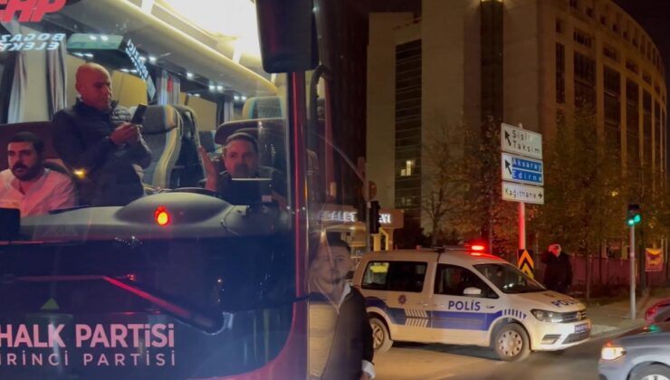 Çağrı yapılmıştı: CHP'nin araçları Çağlayan Meydanı'na sokulmuyor