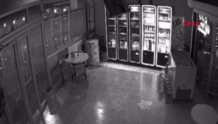 Camı kırıp girdi: Markette yedi, içti ve gitti