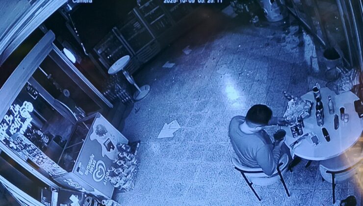 Camı kırıp içeri girdi: Yedi, içti ve gitti