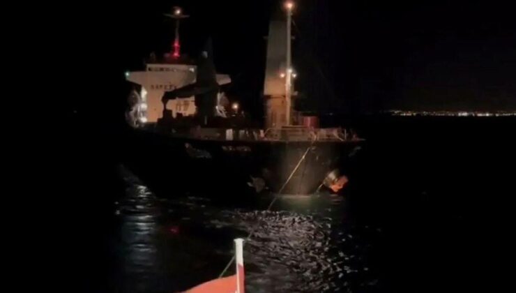 Çanakkale Boğazı’nda arızalanan gemi güvenli bölgeye demirletildi