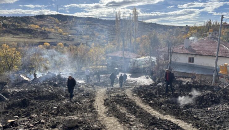 Çankırı’da çıkan yangında 6 ev kullanılamaz hale geldi