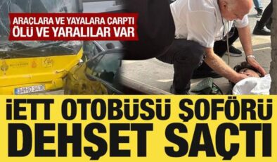 Çekmeköy’de İETT otobüsü şoförü dehşet saçtı: Bir kişi hayatını kaybeti