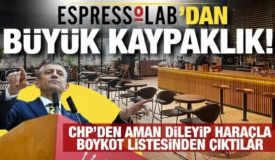 CHP, Espressolab’ı haraç karşılığında boykot listesinden çıkardı