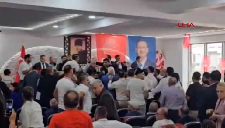 CHP ilçe kongresinde kavga çıktı