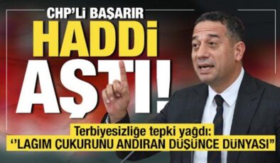 CHP’li Başarır’ın sözlerine tepkiler çığ gibi: ‘Türk siyasetini zehirlemeye çalışıyor’