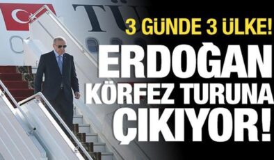 Cumhurbaşkanı Erdoğan körfez ülkelerine gidiyor!