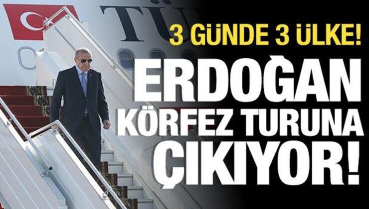 Cumhurbaşkanı Erdoğan körfez ülkelerine gidiyor!