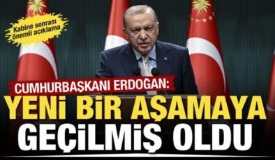 Cumhurbaşkanı Erdoğan’dan Gazze mesajı: Yeni bir aşamaya geçildi