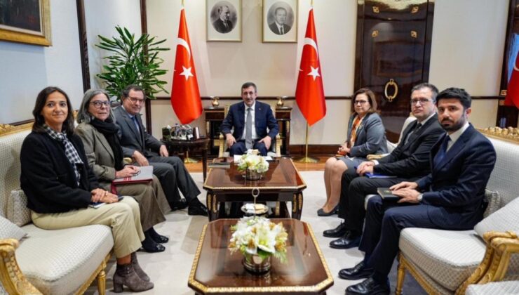 Cumhurbaşkanı Yardımcısı Yılmaz, Manuel Castro Almeida’yı kabul etti