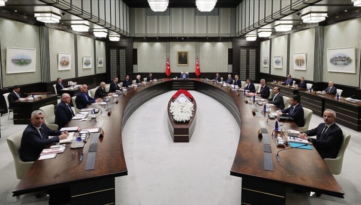 Cumhurbaşkanlığı kabinesi toplandı..