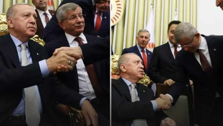 Davutoğlu canlı yayında Erdoğan'a göz kırptı