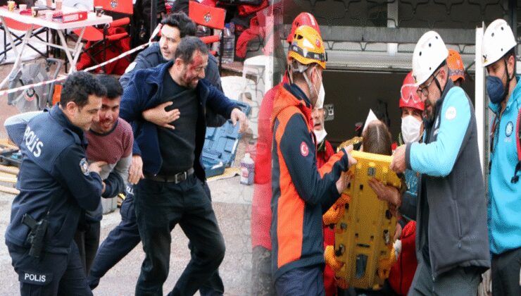 Deprem tatbikatında yaralı yakınlarının feryatları gerçeği aratmadı