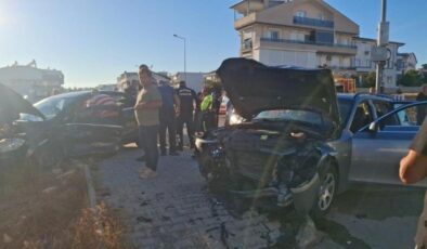 Didim’de trafik kazası: 1’i ağır 5 yaralı