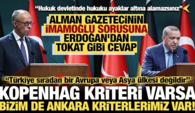 Erdoğan ve Merz’den ortak basın toplantısı: AB çıkışı ve Eurofıghter mesajı!