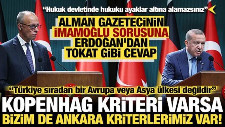 Erdoğan ve Merz’den ortak basın toplantısı: AB çıkışı ve Eurofıghter mesajı!