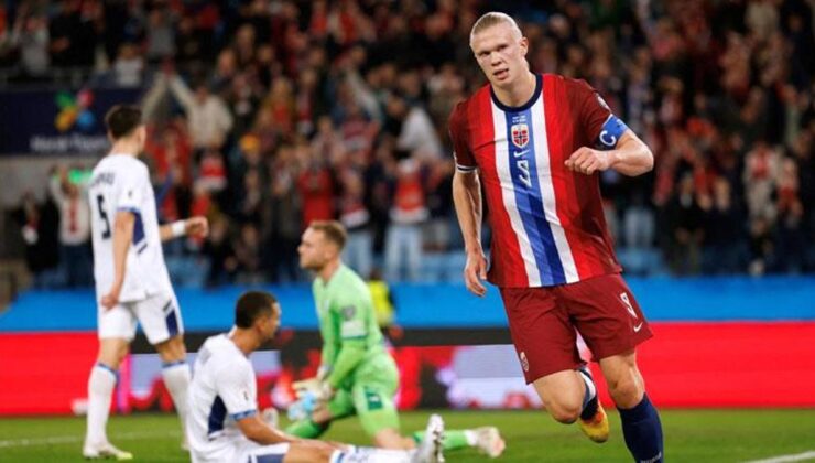 Erling Haaland üçledi, Norveç 2026 Dünya Kupası yolunu yarıladı! Norveç – İsrail maç sonucu 5-0