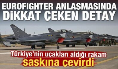 Eurofighter anlaşmasında dikkat çeken detay!