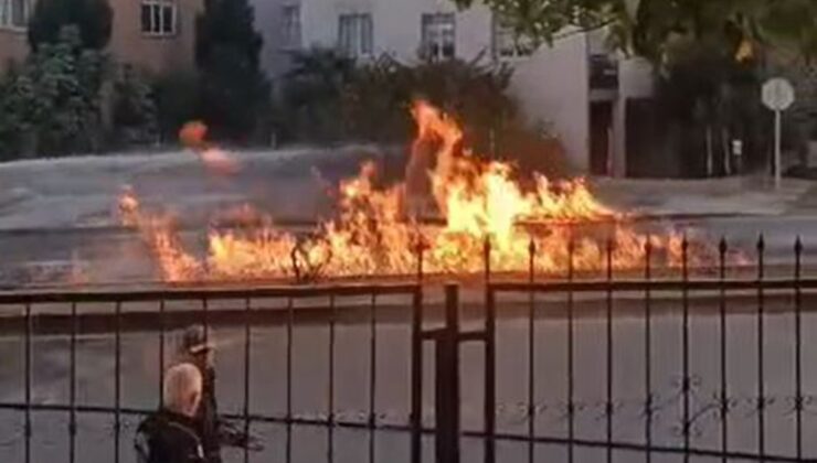 Faciaya ramak kala:  Sigara yakınca ortalık alev aldı