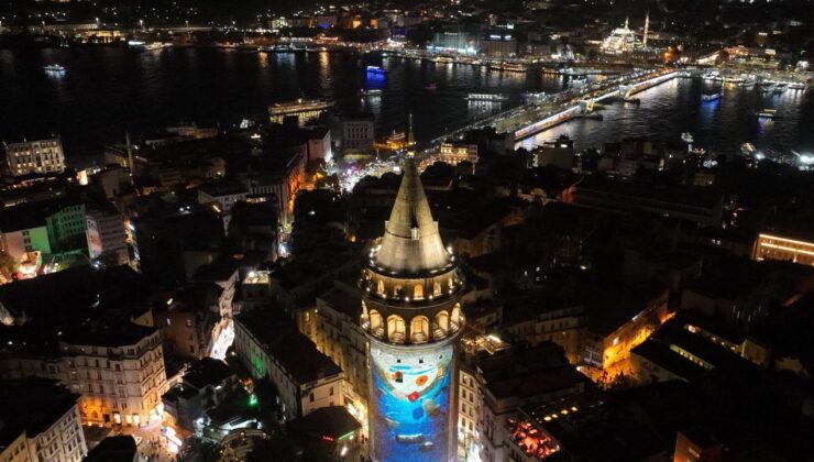 Galata Kulesi’nde Sıfır Atık renkleri! Vatandaşlar ilgiye takip etti