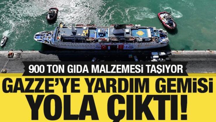 Gazze’ye yardım gemisi yola çıktı: Bakan Yerlikaya törende konuştu!