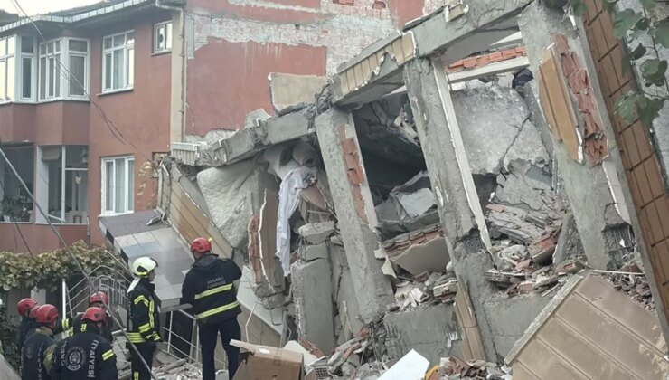 Gebze’de 6 katlı bina çöktü! Enkaz altında 7 kişi var